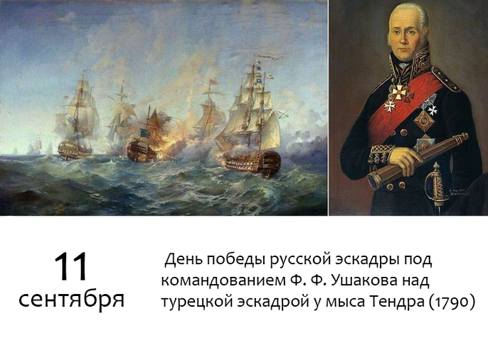 день победы русской эскадры у мыса Тендра