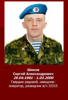 Шиков Сергей Александрович